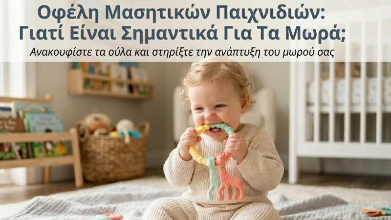 Οφέλη Μασητικών Παιχνιδιών: Γιατί Είναι Σημαντικά Για Τα Μωρά;