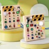 QiAiKe Montessori Mini Busy Board με Φώτα LED – Φορητό Παιχνίδι Δραστηριοτήτων για Παιδιά