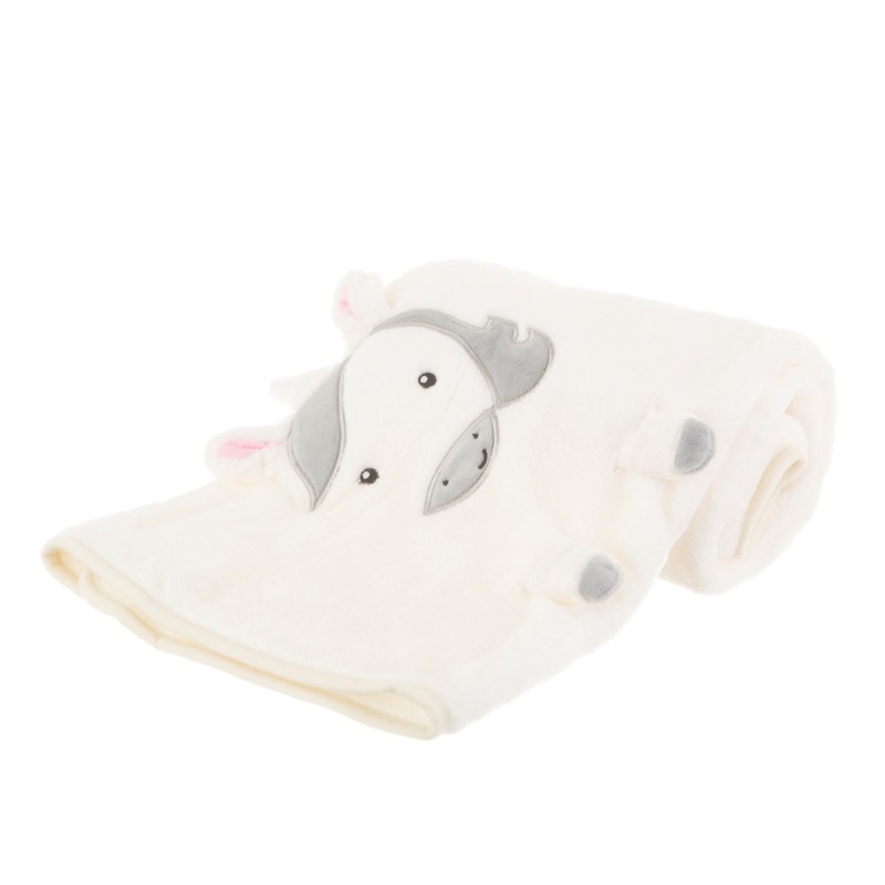 Sass & Belle Κουβέρτα Αγκαλιάς & Λίκνου Unicorn Fleece Λευκή 70x105cm Sass & Belle Κουβέρτα Αγκαλιάς & Λίκνου Unicorn Fleece Λευκή 70x105cm