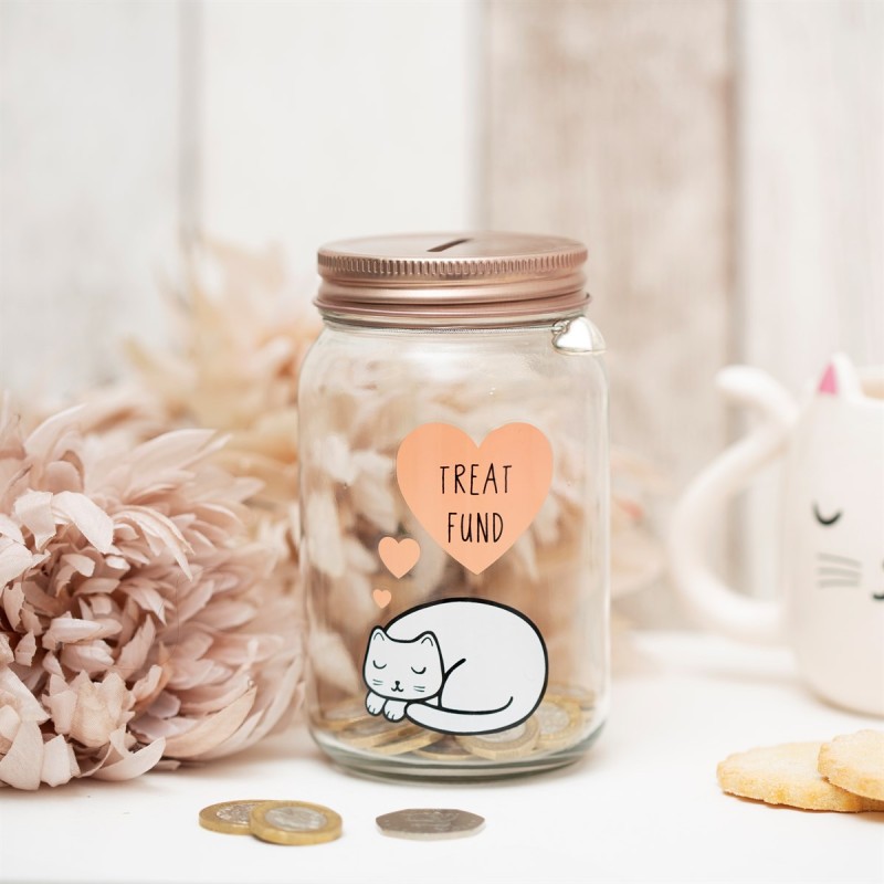 Sass & Belle Κουμπαράς Cutie Cat Treat Fund