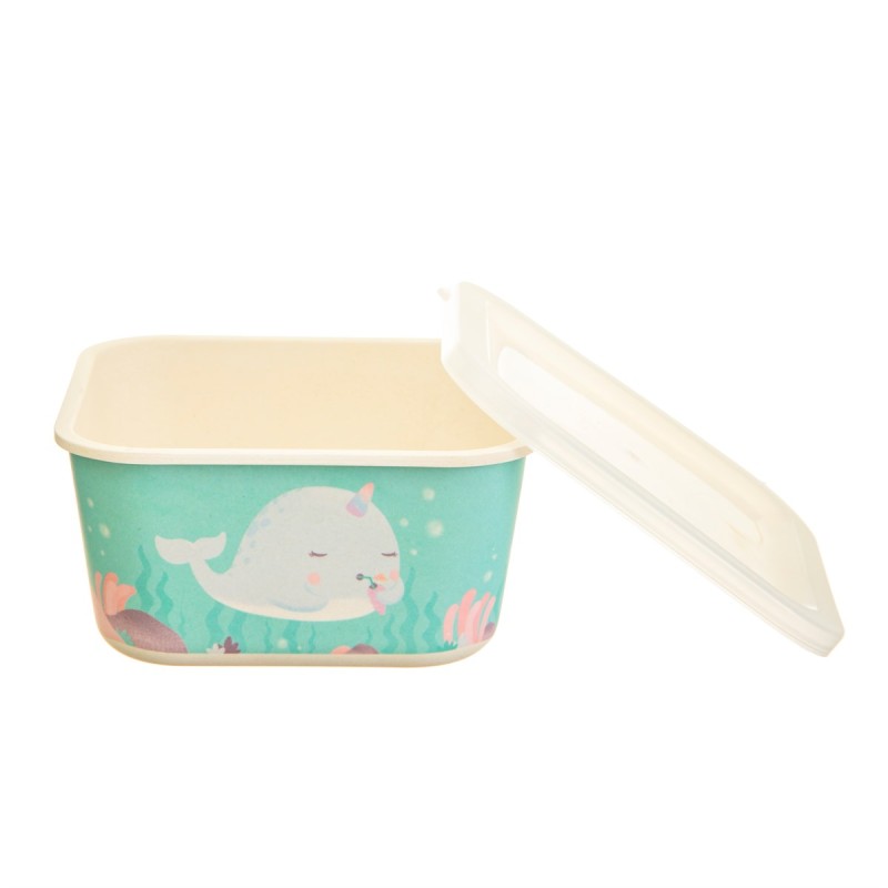 Sass & Belle Παιδικό Δοχείο Φαγητού από Bamboo Narwhal Μ13 x Π13 x Υ6.5cm Sass & Belle Παιδικό Δοχείο Φαγητού από Bamboo Narwhal Μ13 x Π13 x Υ6.5cm