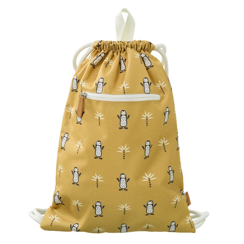 Fresk Penguin Παιδική Τσάντα Πλάτης Κίτρινη 27x38εκ.