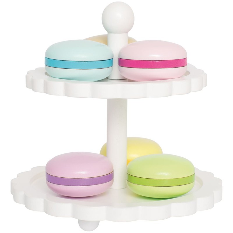 Jabadabado Macarons σε Βάση Σερβιρίσματος