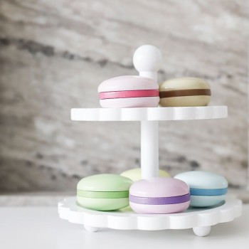 Jabadabado Macarons σε Βάση Σερβιρίσματος Jabadabado Macarons σε Βάση Σερβιρίσματος