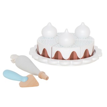 Jabadabado Ξύλινη Τούρτα Σοκολάτας με Σαντιγύ Ξύλινη Τούρτα Σοκολάτας