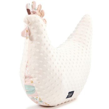 La Millou Μαξιλάρι Θηλασμού Kura Dundee & Friends Pink Μαξιλάρι Θηλασμού Κότα λευκό