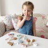 Kids Concept Υφασμάτινο σακουλάκι με ξύλινα γλειφιτζούρια