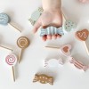 Kids Concept Υφασμάτινο σακουλάκι με ξύλινα γλειφιτζούρια
