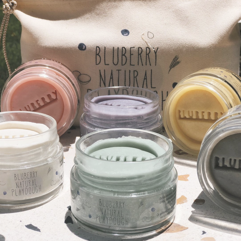 Bluberry Kidsroom Φυσική Πλαστελίνη Mint Bluberry Kidsroom Φυσική Πλαστελίνη Mint