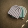 Mushie Μασητικό Οδοντοφυΐας ”Rainbow” Mauve από Σιλικόνη Mushie Μασητικό Οδοντοφυΐας ”Rainbow” Mauve από Σιλικόνη