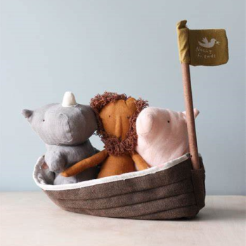 Maileg Κουδουνίστρες ”Η Βάρκα του Νώε” (σετ 4)