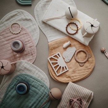 Mushie Πανάκια Ώμου Roman Green/Fog - Σετ των 2 Mushie Πανάκια Ώμου Roman Green/Fog - Σετ των 2