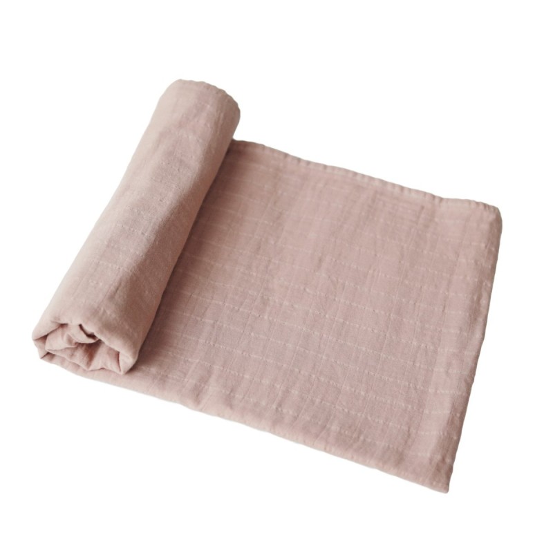 Mushie Βαμβακερή Μουσελίνα Blush Mushie Βαμβακερή Μουσελίνα Blush