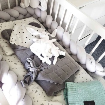 Sparrow Πάντα Πλεξούδα Light Grey