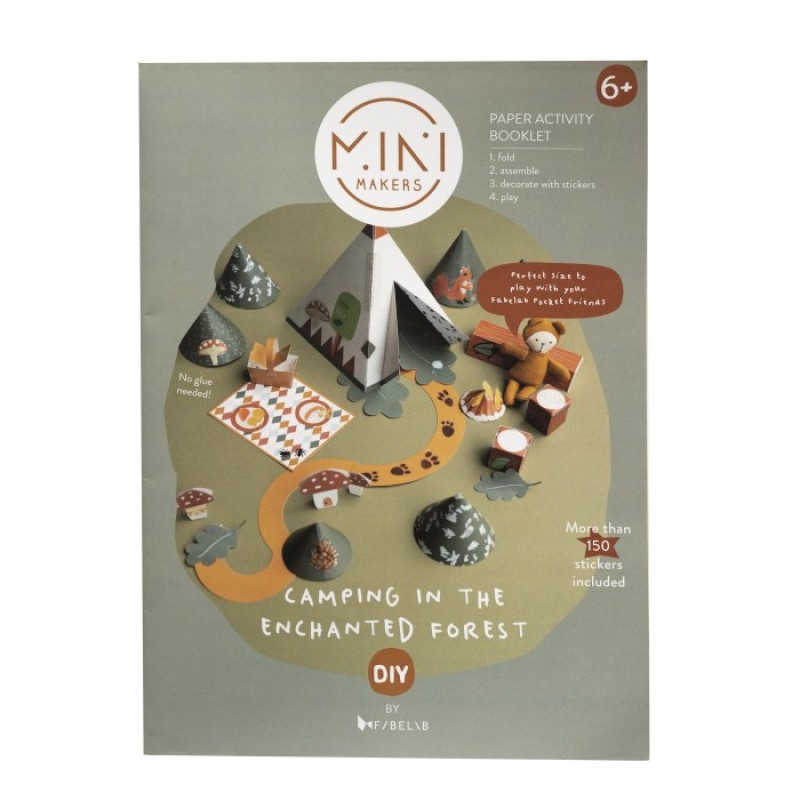 Fabelab Minimakers Βιβλιαράκι Δραστηριοτήτων Enchanted Forest