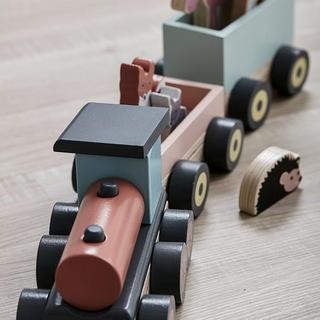 Kids Concept Ξύλινο συρόμενο τρενάκι Edvin (πολύχρωμο) Kids Concept Ξύλινο συρόμενο τρενάκι Edvin (πολύχρωμο)