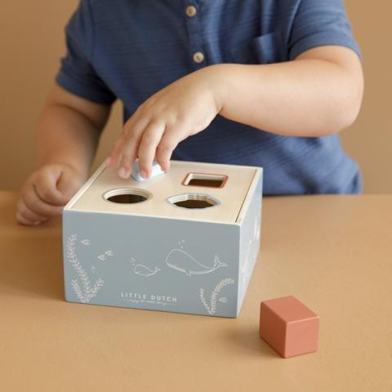 Little Dutch Ξύλινο παιχνίδι ταξινόμησης σχημάτων Ocean Little Dutch Ξύλινο παιχνίδι ταξινόμησης σχημάτων Ocean