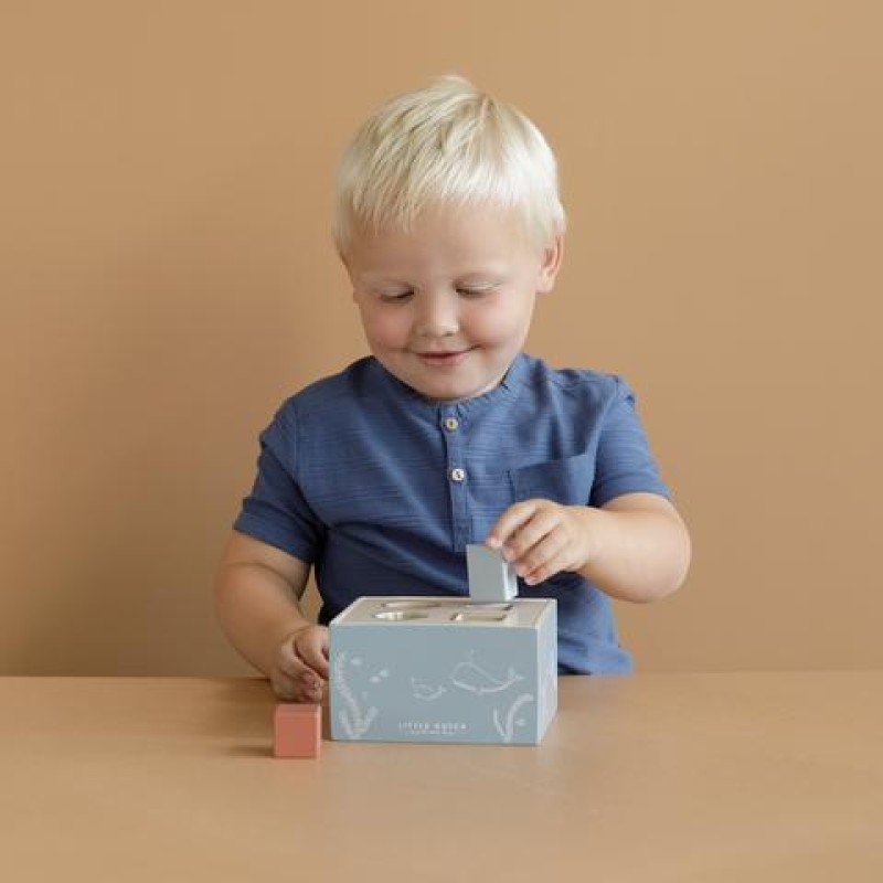 Little Dutch Ξύλινο παιχνίδι ταξινόμησης σχημάτων Ocean Little Dutch Ξύλινο παιχνίδι ταξινόμησης σχημάτων Ocean