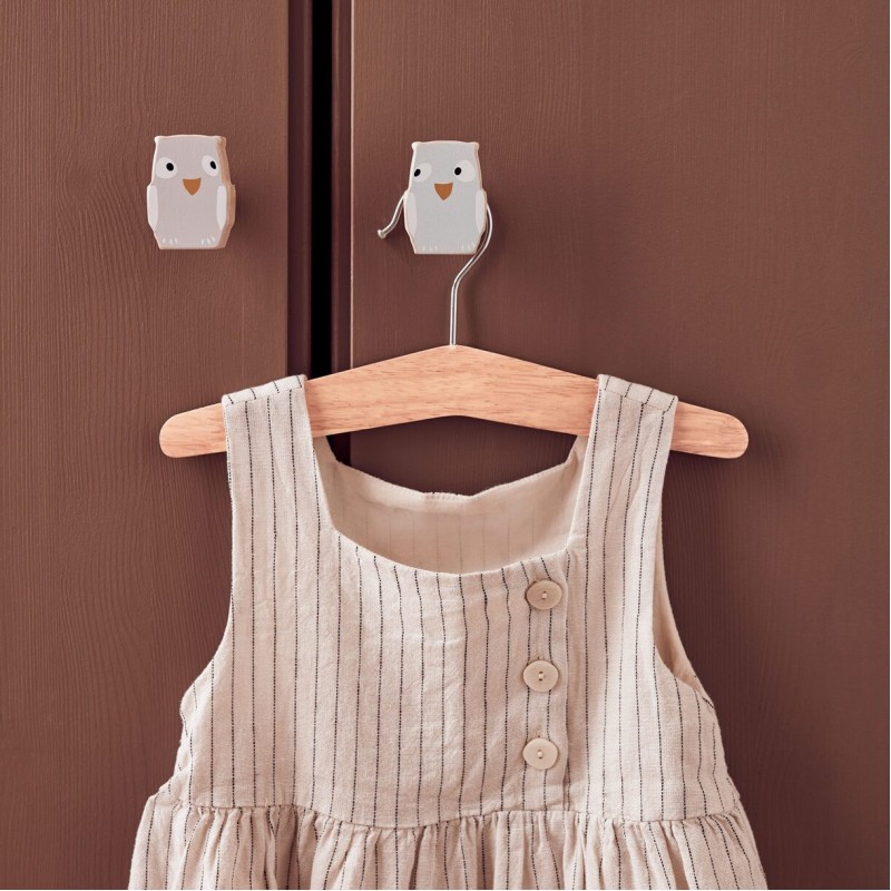 Kids Concept Σετ 3 Κρεμάστρες Τοίχου Κουκουβάγια Edvin Kids Concept Σετ 3 Κρεμάστρες Τοίχου Κουκουβάγια Edvin