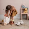 Maileg Τρόλεϊ Καλάθι Dots Pink