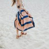 Play&Go Στρώμα Παιχνιδιού Τσάντα 2 σε 1 Outdoor Mokka Stripes