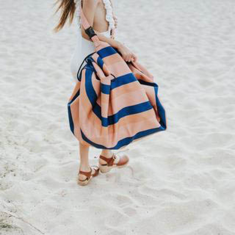 Play&Go Στρώμα Παιχνιδιού Τσάντα 2 σε 1 Outdoor Mokka Stripes Play&Go Στρώμα Παιχνιδιού Τσάντα 2 σε 1 Outdoor Mokka Stripes