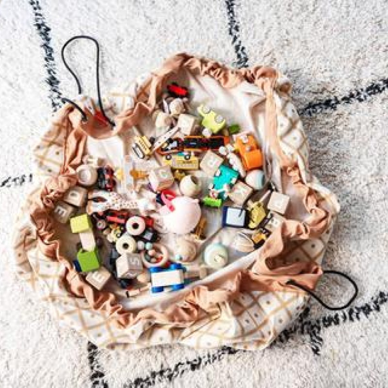 Play&Go Στρώμα Παιχνιδιού Τσάντα 2 σε 1 Geo Mustard Play&Go Στρώμα Παιχνιδιού Τσάντα 2 σε 1 Geo Mustard