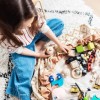 Play&Go Στρώμα Παιχνιδιού Τσάντα 2 σε 1 Geo Mustard