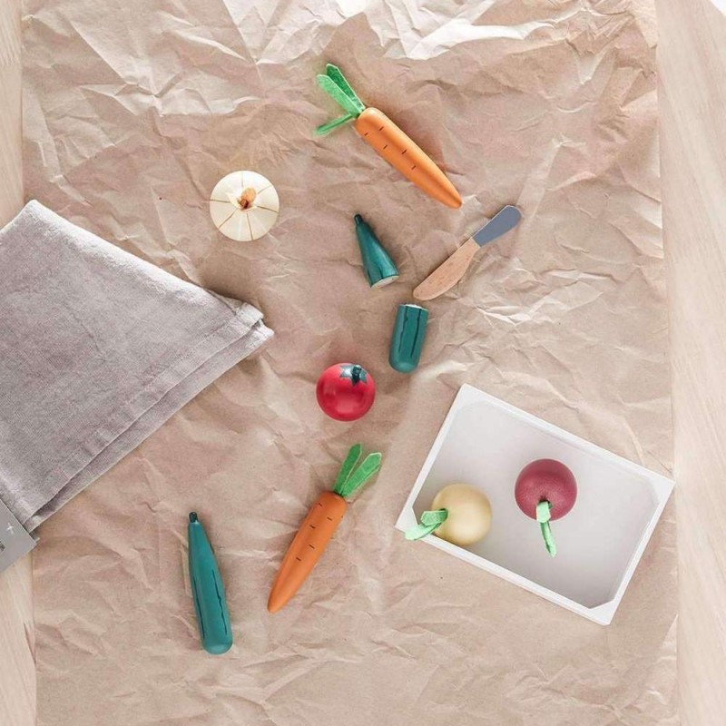 Kids Concept Ξύλινο σετ λαχανικών Kids Concept Ξύλινο σετ λαχανικών