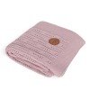 Ceba Baby Κουβέρτα Αγκαλιάς & Λίκνου Diamonds Πλεκτή 90x90cm Herringbone Pink