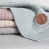 Ceba Baby Κουβέρτα Αγκαλιάς & Λίκνου Diamonds Πλεκτή 90x90cm Herringbone Pink
