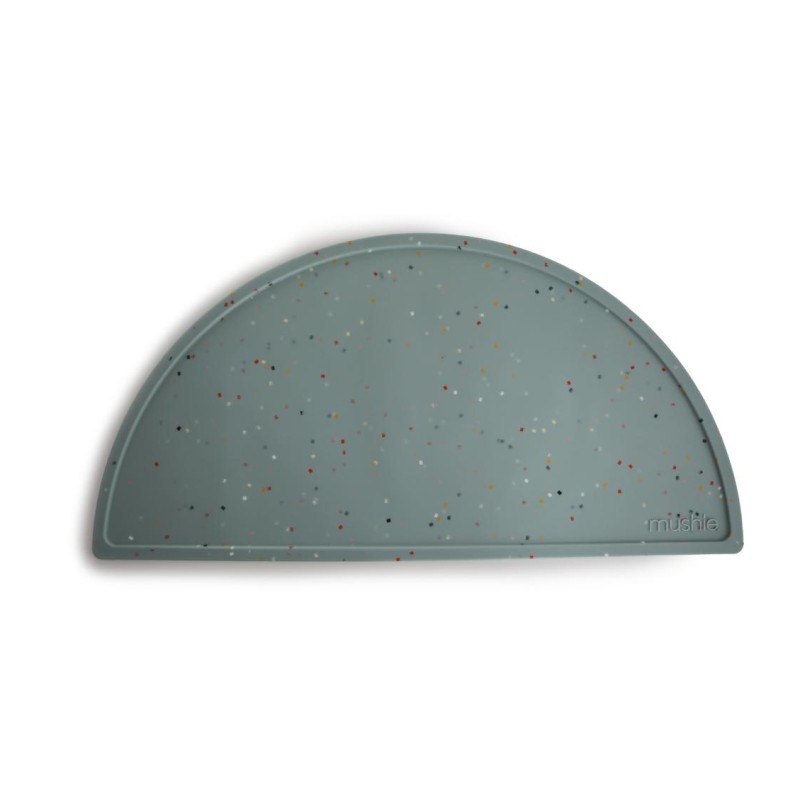 Mushie Σουπλά Σιλικόνης Cambridge Blue Confetti Mushie Σουπλά Σιλικόνης Cambridge Blue Confetti