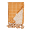 Fabelab Βρεφική Κουβέρτα Grid Ochre