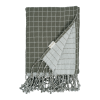 Fabelab Βρεφική Κουβέρτα Grid Olive