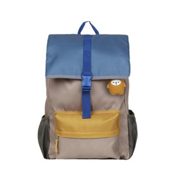 Fabelab Σχολική Τσάντα Olive Mix Μεγάλη