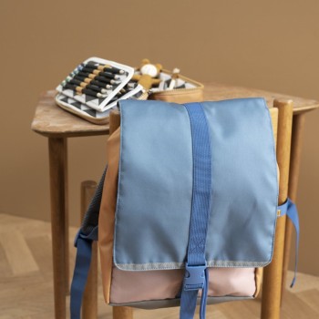 Fabelab Σχολική Τσάντα Olive Mix Μικρή