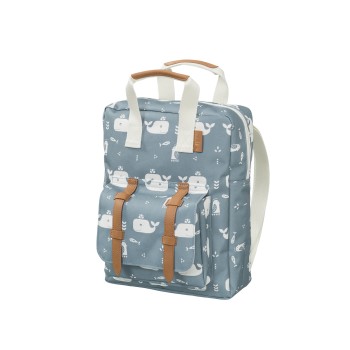 Fresk Mini Σακίδιο πλάτης 28x21εκ από ανακυκλωμένα μπουκάλια PET - Whale Blue Fog Fresk Mini Σακίδιο πλάτης 28x21εκ από ανακυκλωμένα μπουκάλια PET - Whale Blue Fog