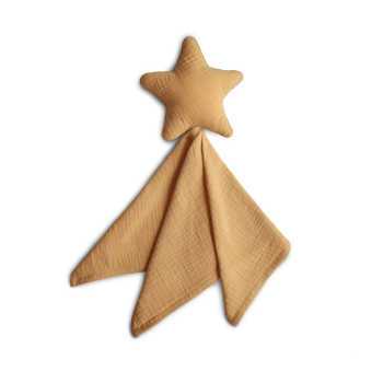 Mushie Πανάκι παρηγοριάς Star Fall Yellow