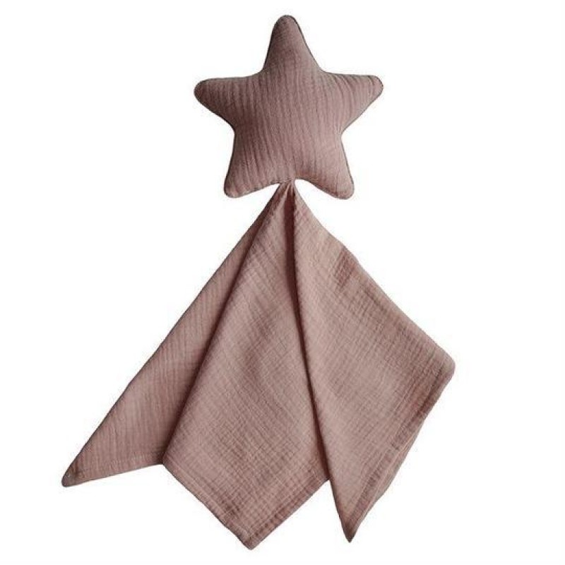 Mushie Lovey Blanket Star Natural Mushie Lovey Blanket Star Natural