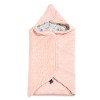 La Millou Organic Jersey Car Seat Blanket Wild Blossom Powder Pink La Millou Organic Jersey Car Seat Blanket Wild Blossom Powder Pink