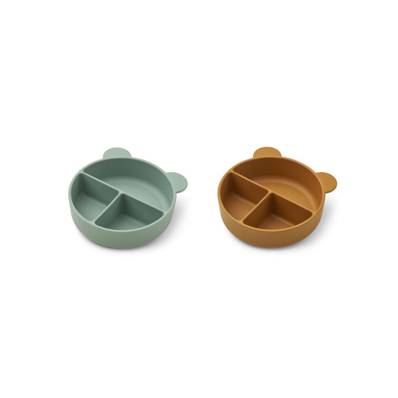 Liewood Connie Divider Μπωλ Peppermint/Golden Caramel Mix 2τμχ. Liewood Connie Divider Μπωλ Peppermint/Golden Caramel Mix 2τμχ.