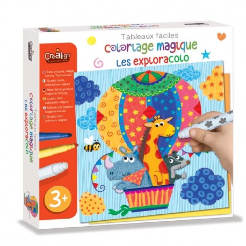 Créa Lign' Εύκολες Ζωγραφιές, Magic coulourings 
