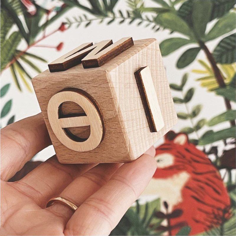 Blueberry Kidsroom Greek Alphabet Ξύλινα Ζάρια Blueberry Kidsroom Greek Alphabet Ξύλινα Ζάρια
