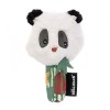 Les Deglingos Λούτρινο Βελούδινο Καθρεφτάκι Panda