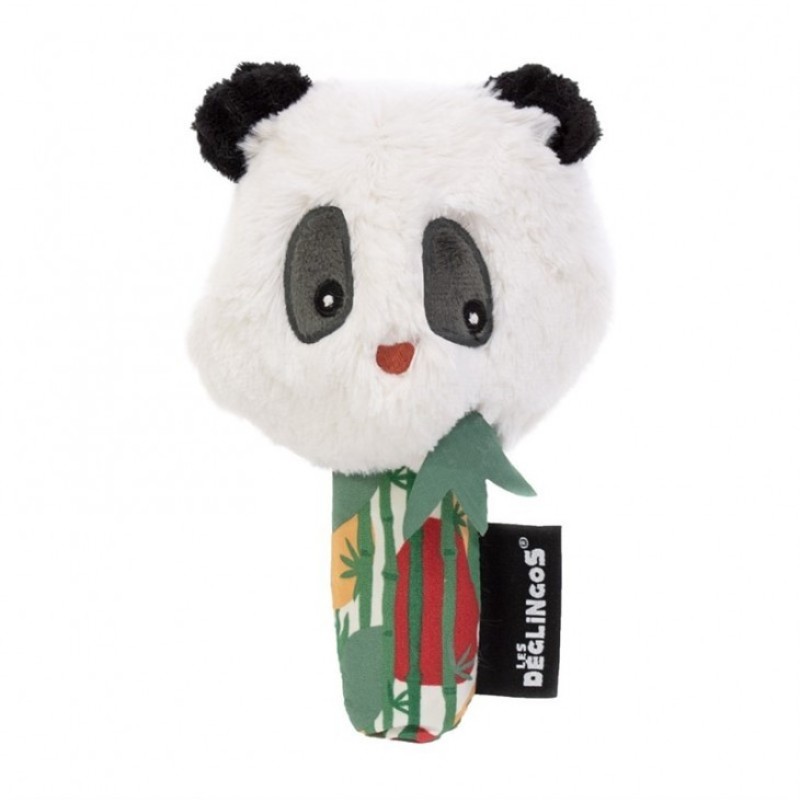 Les Deglingos Λούτρινο Βελούδινο Καθρεφτάκι Panda