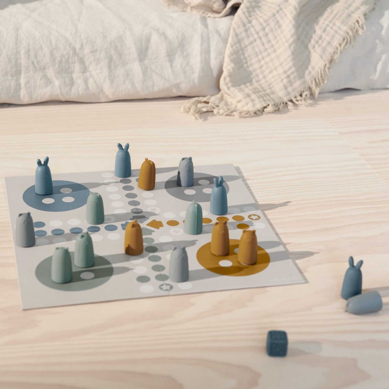 Liewood Sarah Ludo Game Επιτραπέζιο Παιχνίδι - Blue Multi Mix Liewood Sarah Ludo Game Επιτραπέζιο Παιχνίδι - Blue Multi Mix