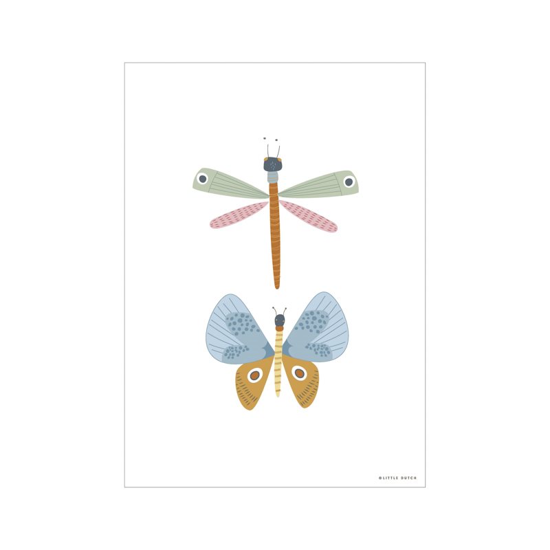 Little Dutch Παιδική Αφίσα Butterfly 30x42εκ. Little Dutch Παιδική Αφίσα Butterfly 30x42εκ.