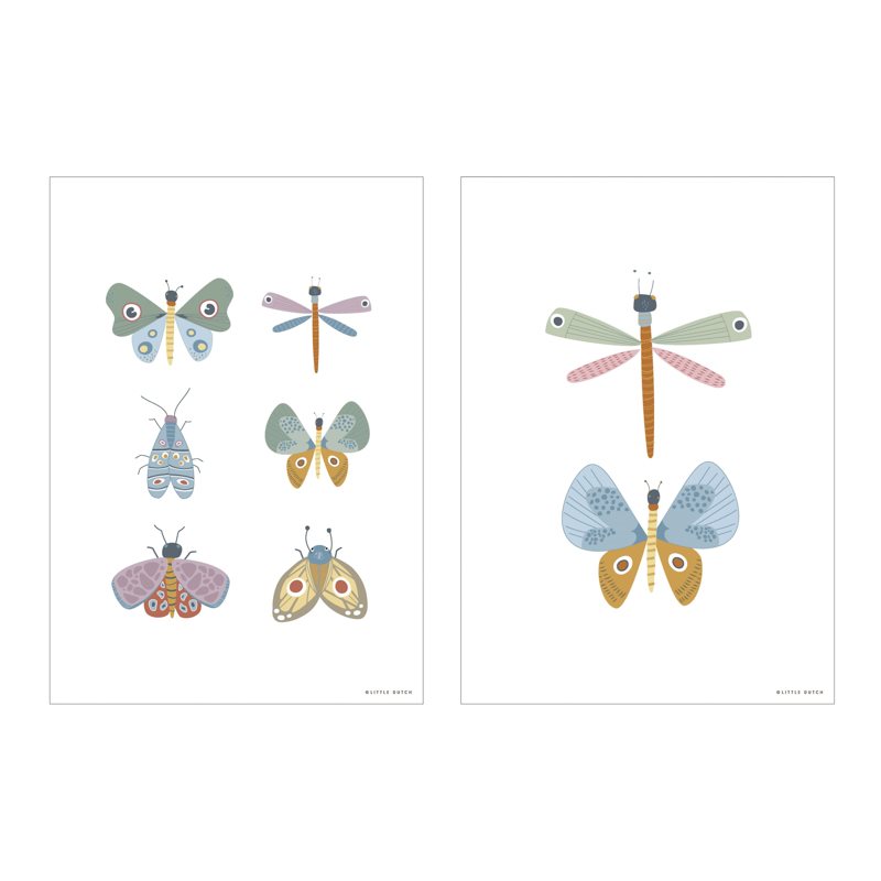 Little Dutch Παιδική Αφίσα Butterfly 30x42εκ. Little Dutch Παιδική Αφίσα Butterfly 30x42εκ.