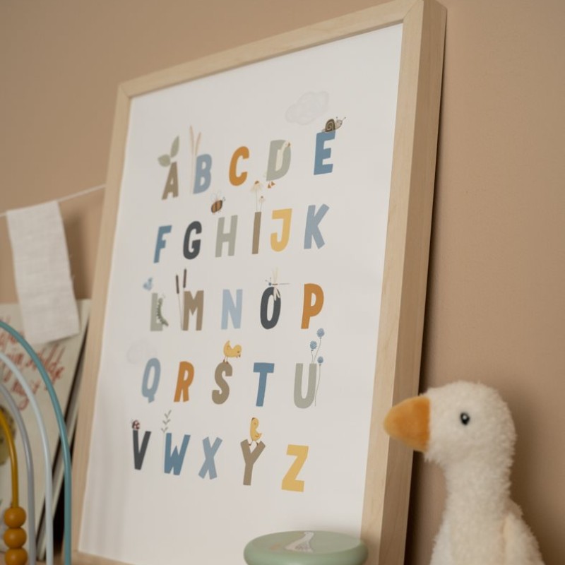Little Dutch Αφίσα A3 Little Goose ABC Blue Little Dutch Αφίσα A3 Little Goose ABC Blue