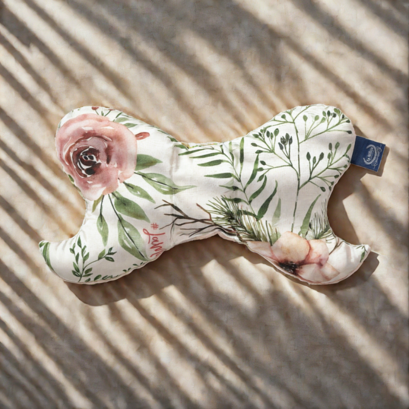 La Millou Μαξιλαράκι Καροτσιού Angel's Wings - Wild Blossom Minky Powder Pink La Millou Μαξιλαράκι Καροτσιού Angel's Wings - Wild Blossom Minky Powder Pink